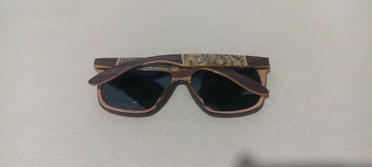Óculos de sol madeira sunset wood  - Foto 3