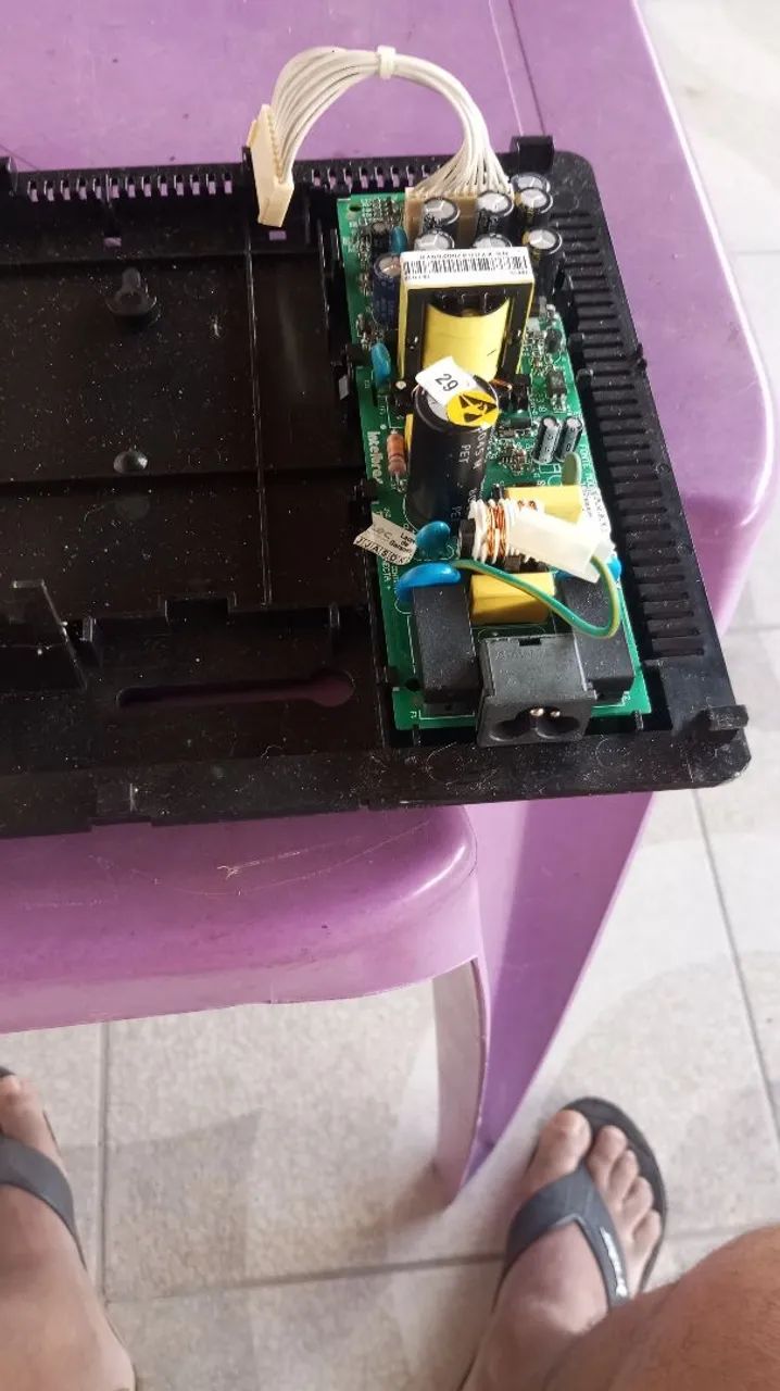 Carcaça plástica com Fonte do PABX Conecta+