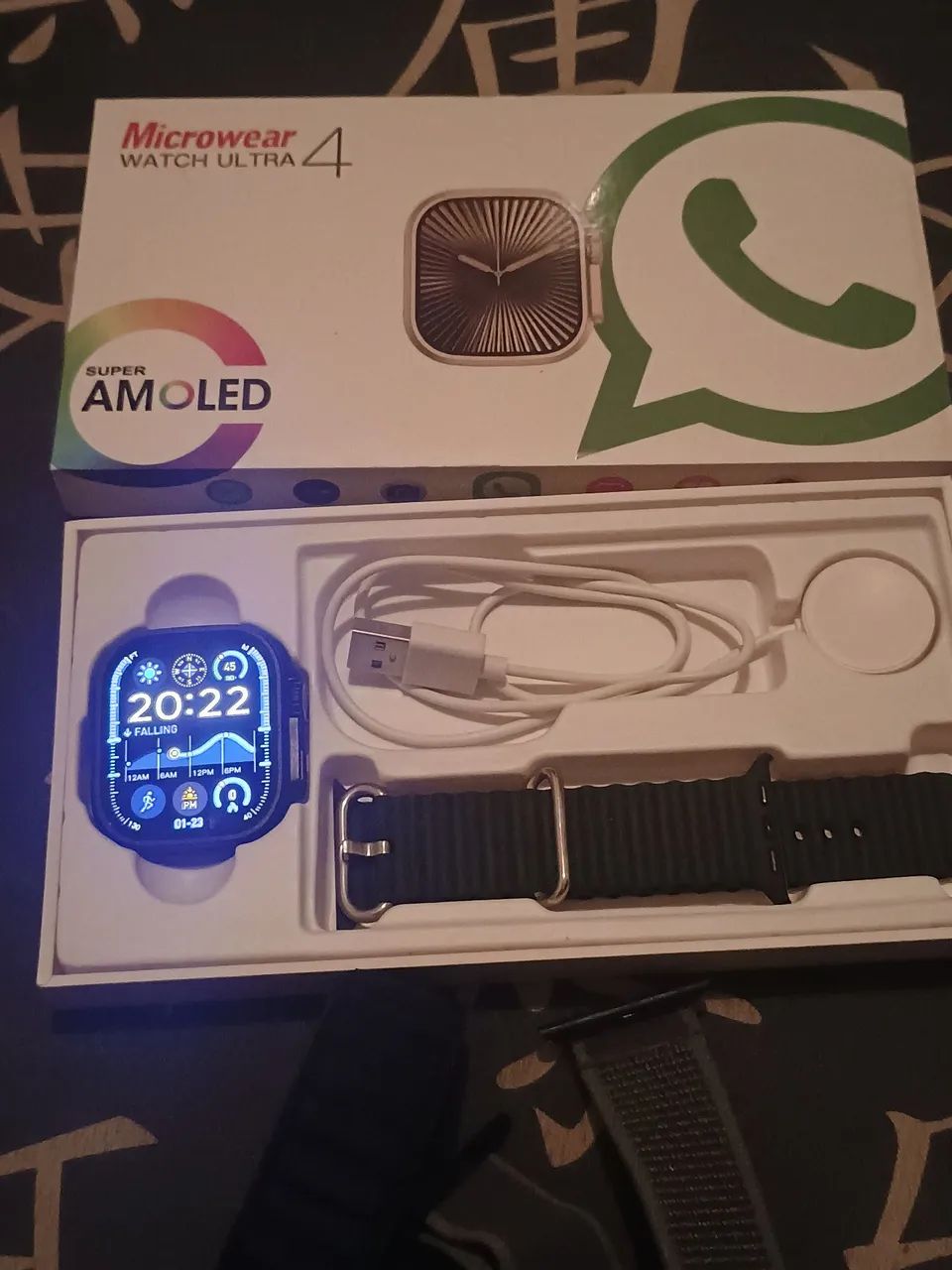 Relógio smartwatch ultra 4