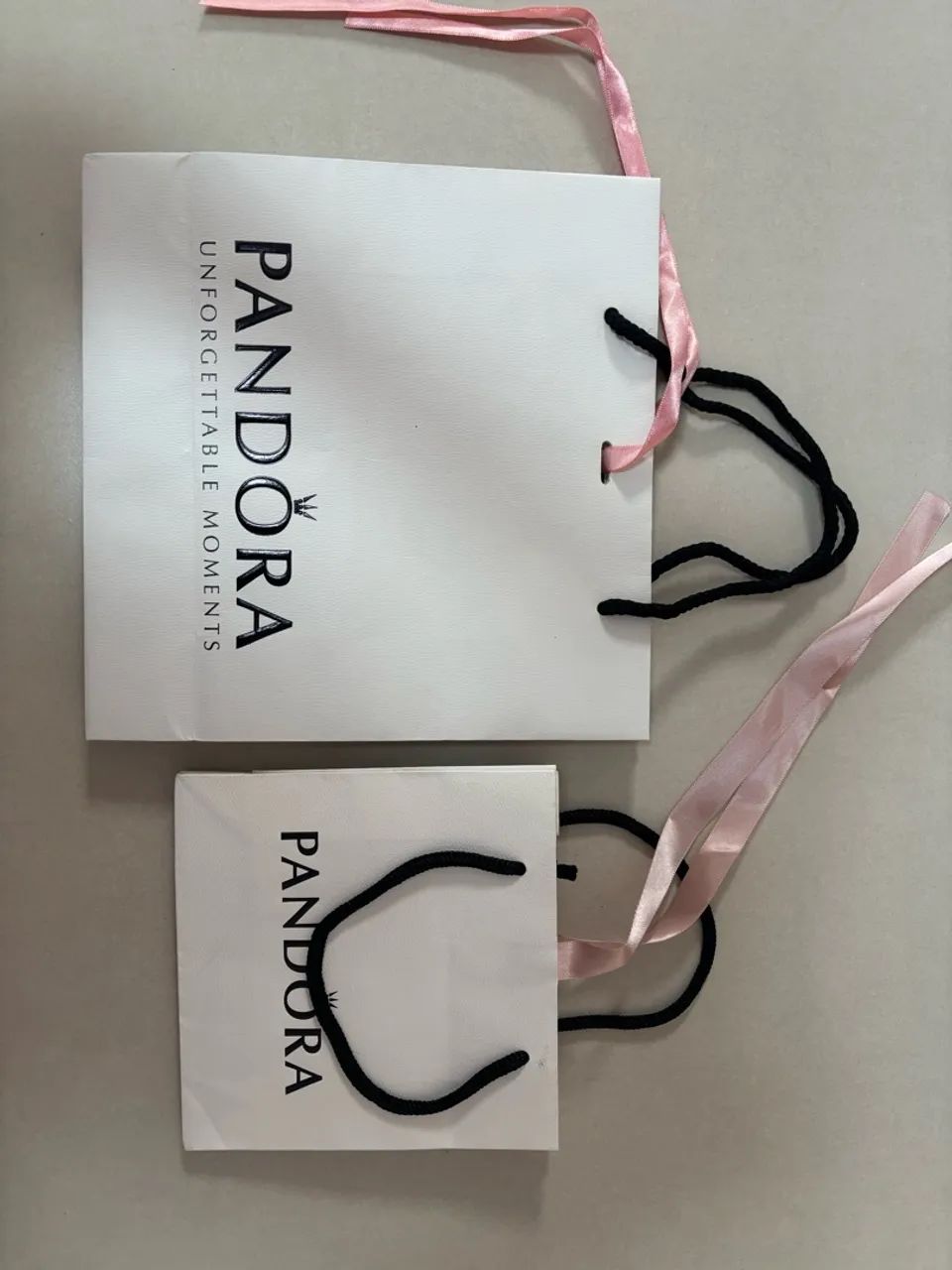 Kit 2 Sacolas bolsas originais da  Pandora