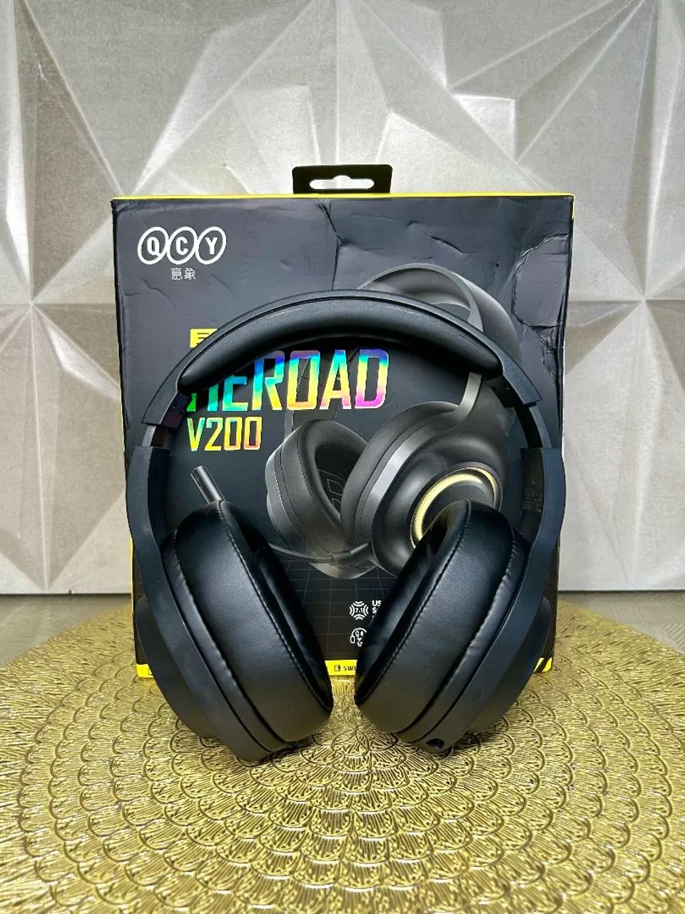 Headset Gamer sem Fio QCY Heroad V200 - Foto 3