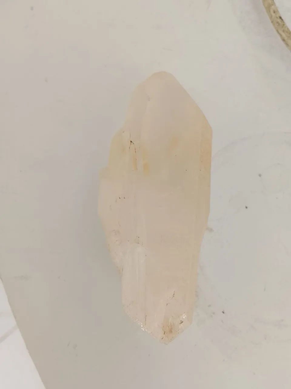 Ponta de Quartzo Hialino Natural - Cristal de Rocha 9cm - Foto 5