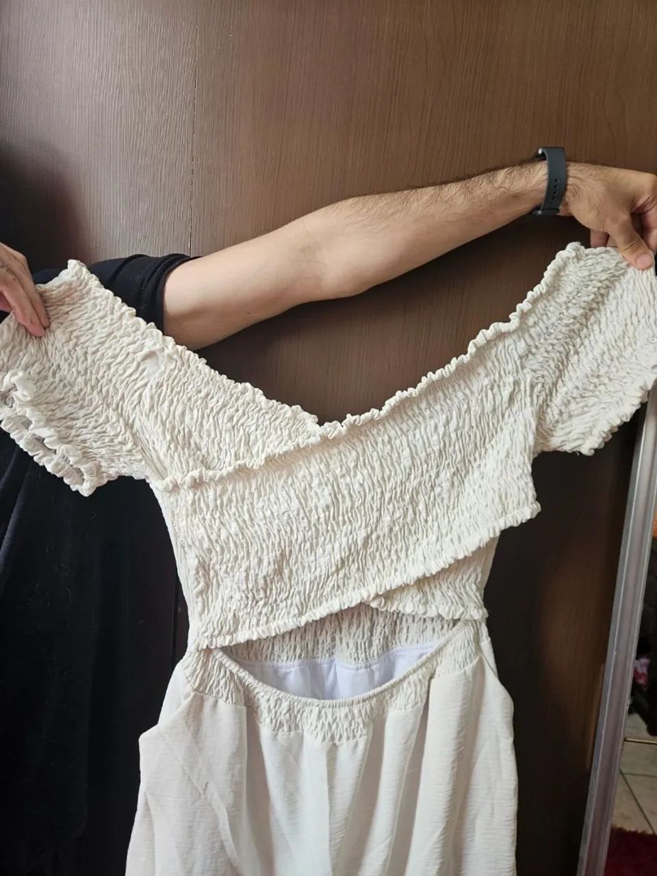 Vestido Branco Maria Francia Plus Size G1 - Foto 5
