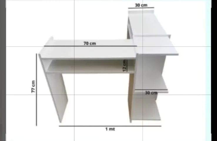 Mesa de manicure, pentiadeira ou escrivaninha  - Foto 3