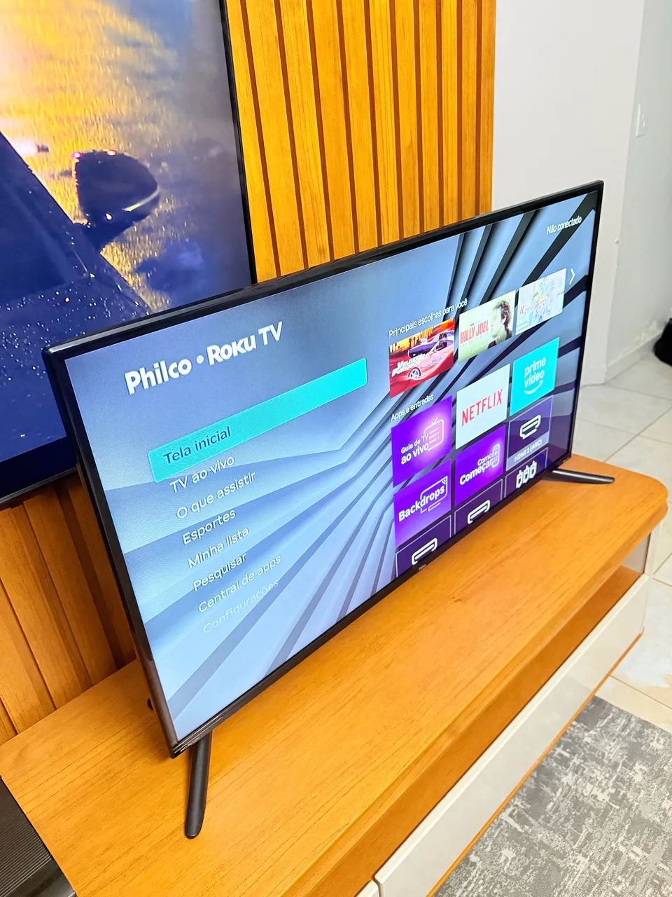Tv 42 Smart Philco Roku com controle e pezinho - Foto 3