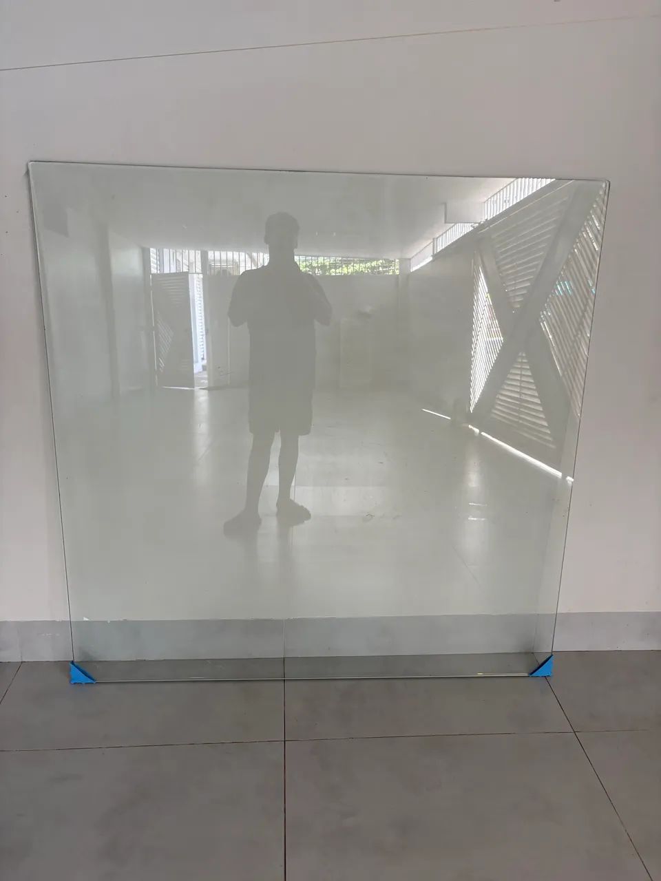 Vidro de mesa 1x 1