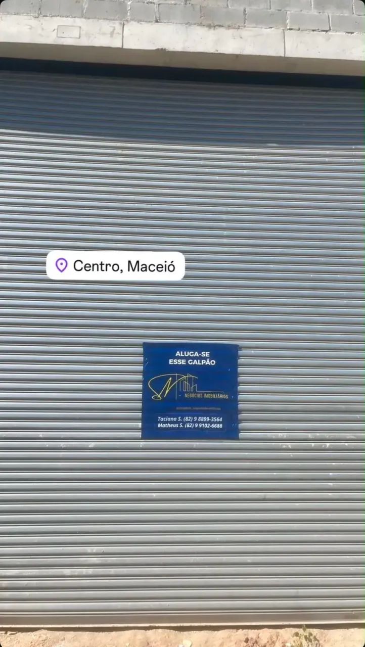 Galpão 10x40 - Localizado no centro
