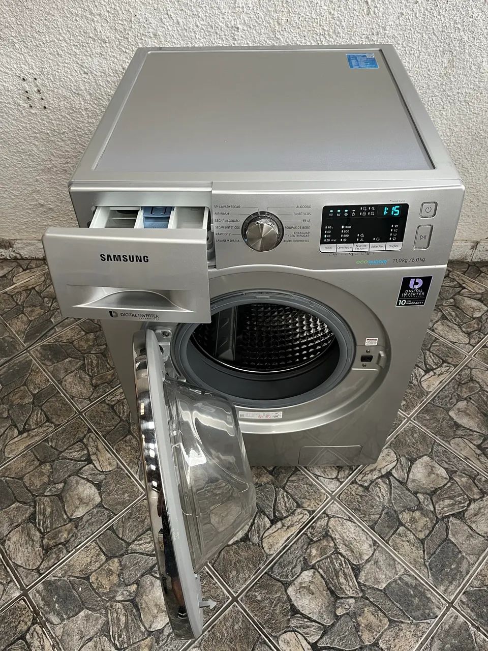 Lava e Seca Cinza Samsung 11kg  - Foto 4