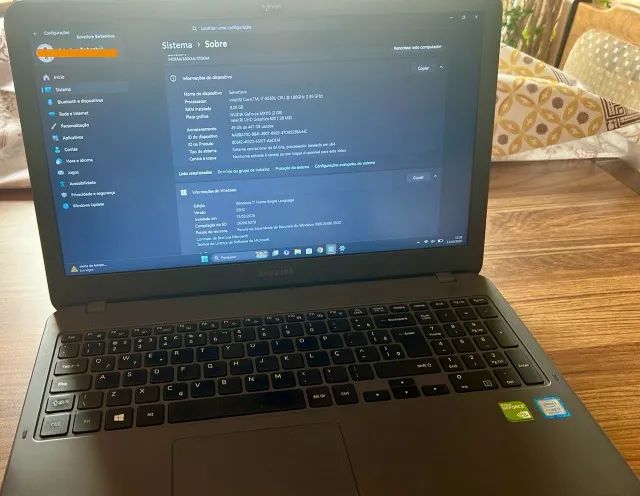 Notebook Samsung np350xaa - Windows 11 e Intel Core i7