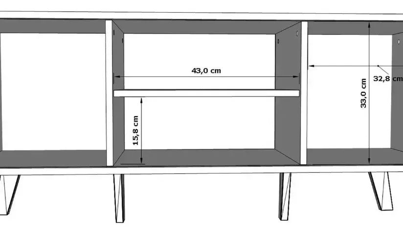 Rack Compacto Denver 1,15M Tv até 50" - Foto 5