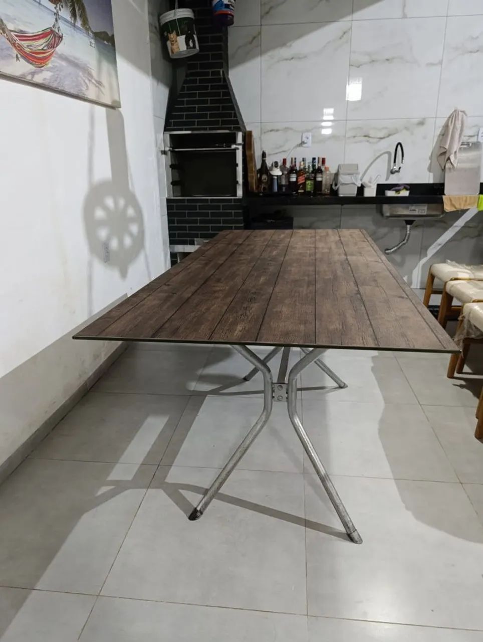 Mesa de vidro em Bom Estado - Foto 4