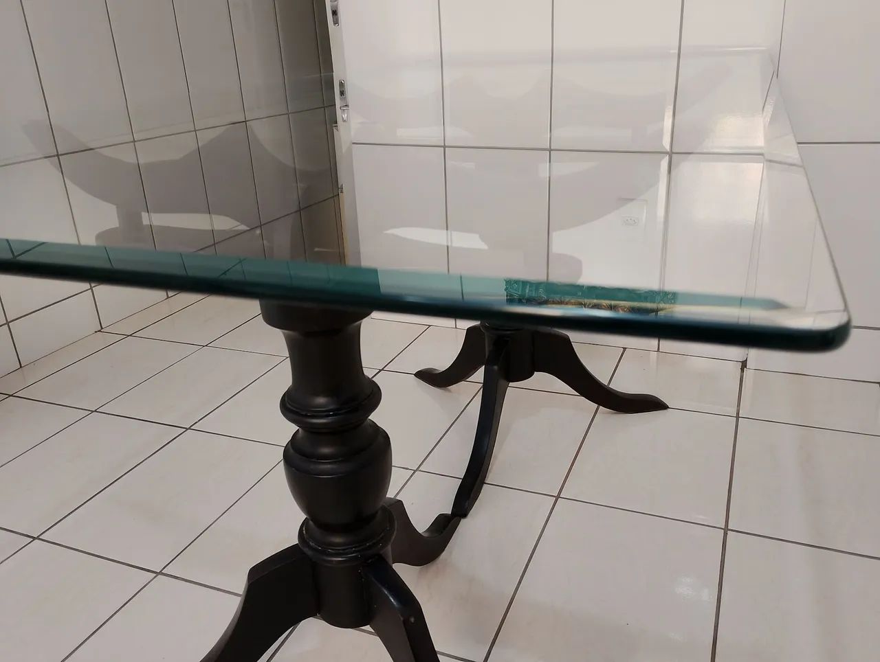 Mesa de vidro 6 lugares