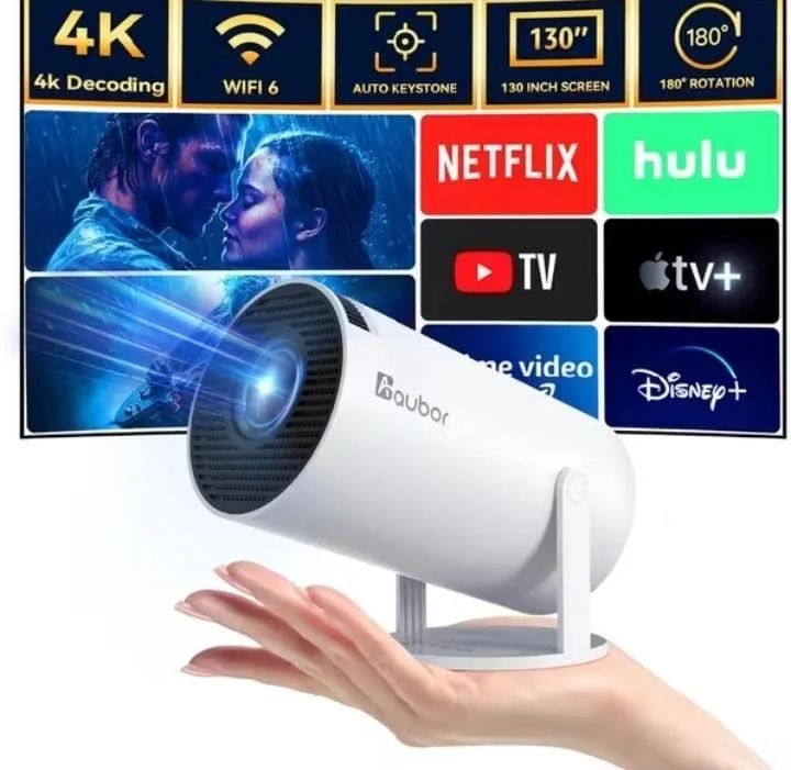 Projetor 4K HD 150 Polegadas , Wifi e Bluetooth HY300 Magcubic 110/220
