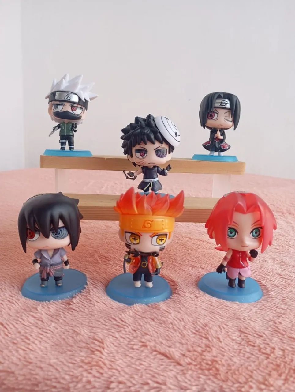 Kit 6 Bonecos Naruto Shippuden - Coleção Mini Figures - Foto 3