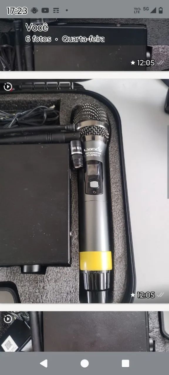 Vendo dois pares de microfone sem fio digital - Foto 5