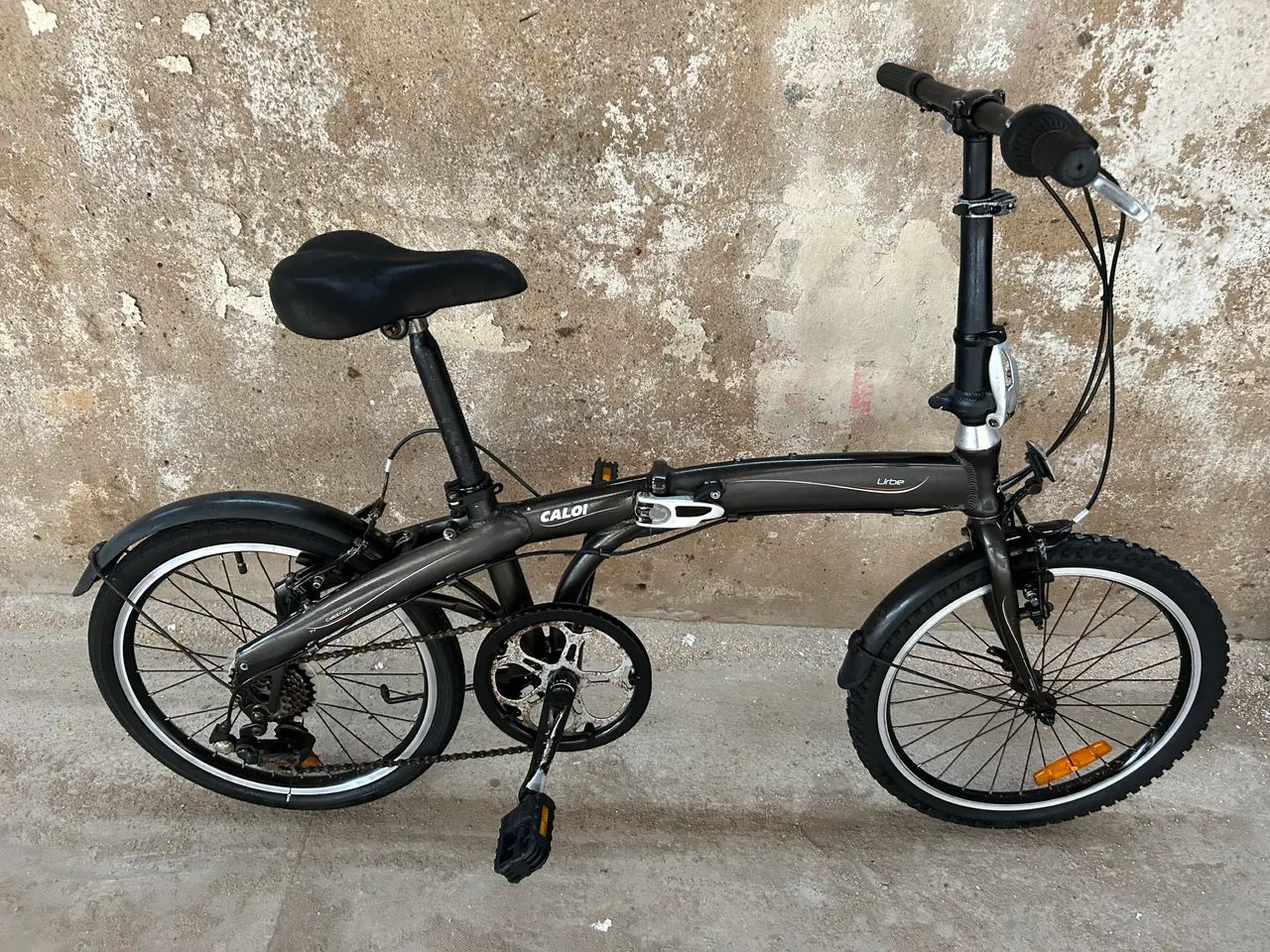 Bicicleta aro 20 dobrável Caloi alumínio - Foto 5