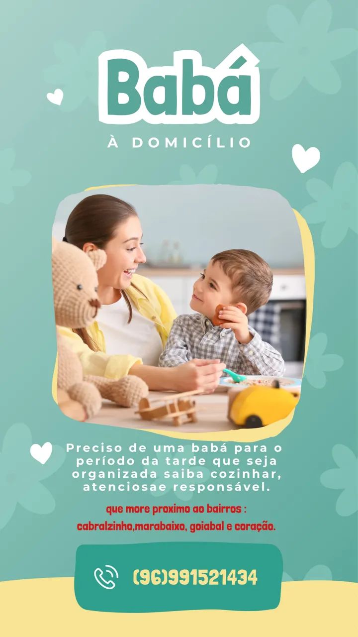 Precisamos de babá