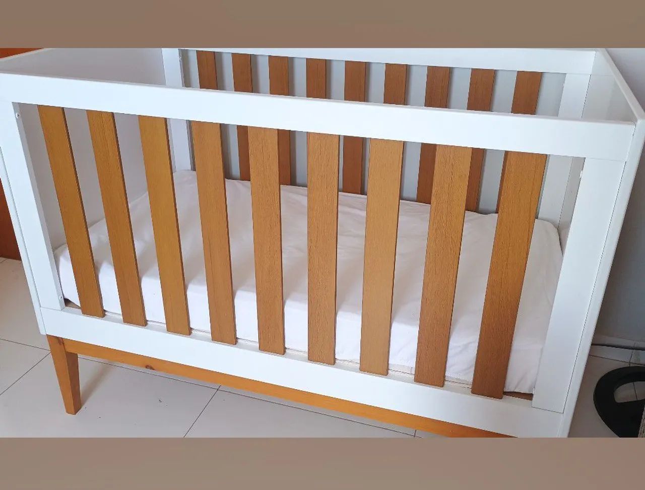 Berço mini cama. MDF e Madeira (Reller) - Foto 4