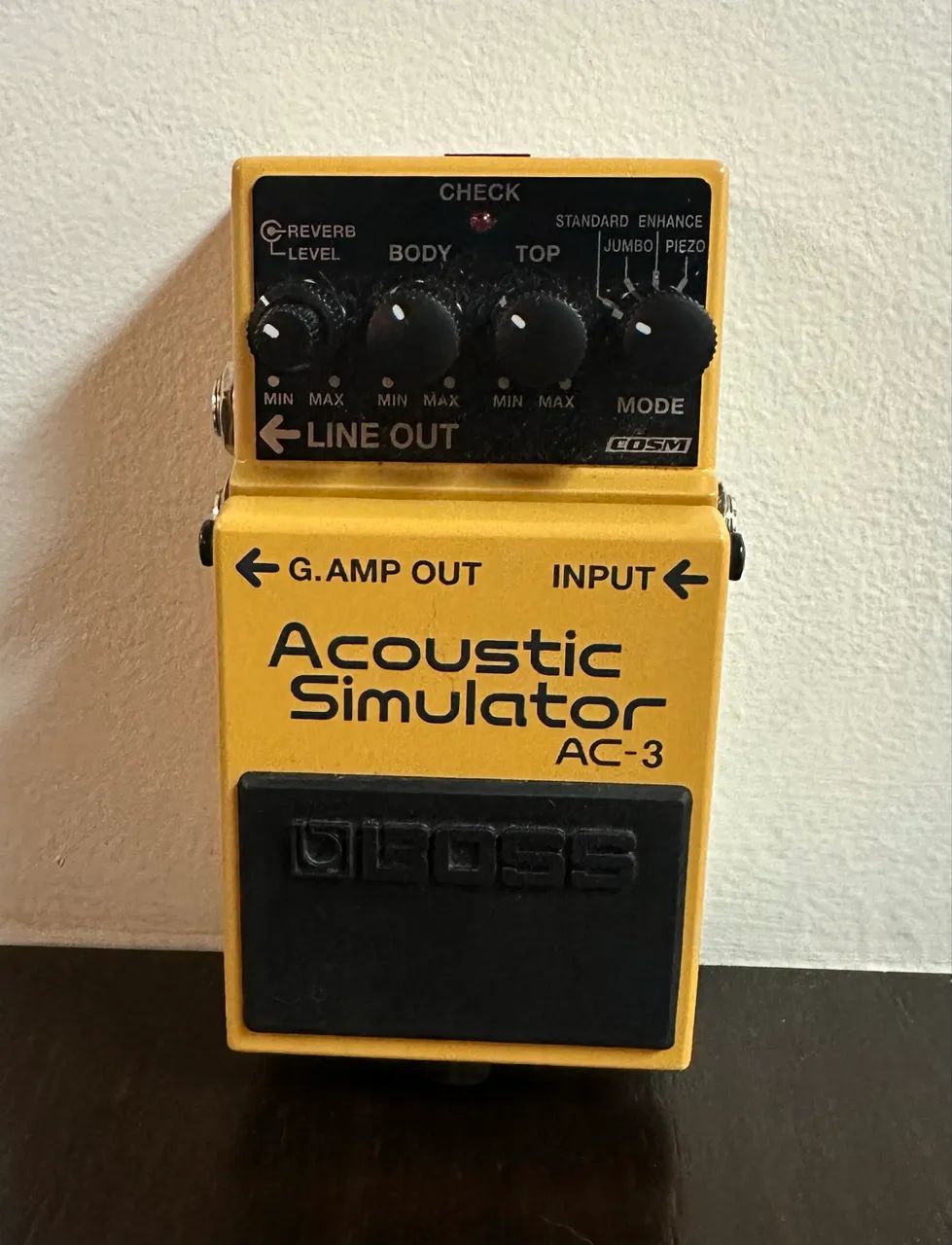 BOSS AC-3 Acoustic Simulatorと電源psa-100s Pedal Para Guitarra