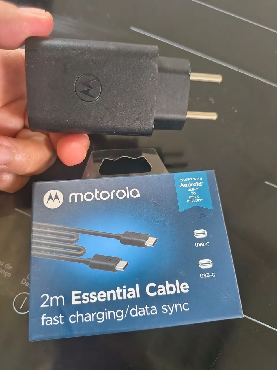 Carregador celular Motorola turbo original 68w  - Foto 2