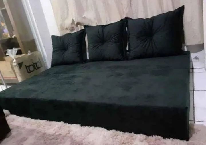 Sofá cama novo $570 entrega grátis  - Foto 4