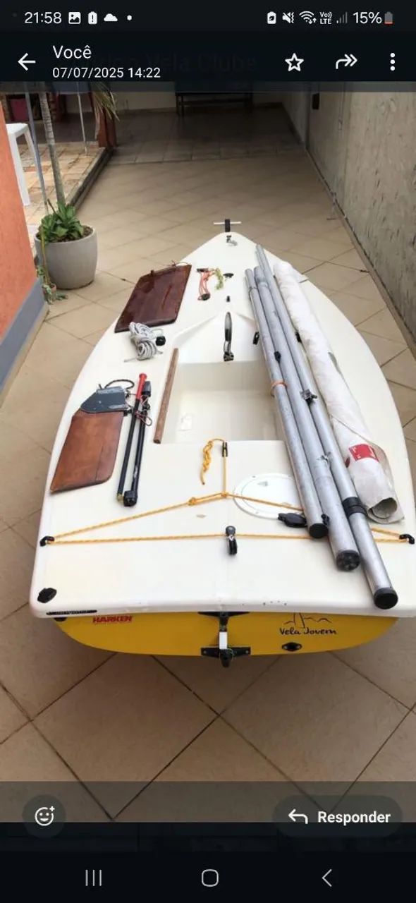 Veleiro Laser Standart/4.7 completo. - Barcos e aeronaves