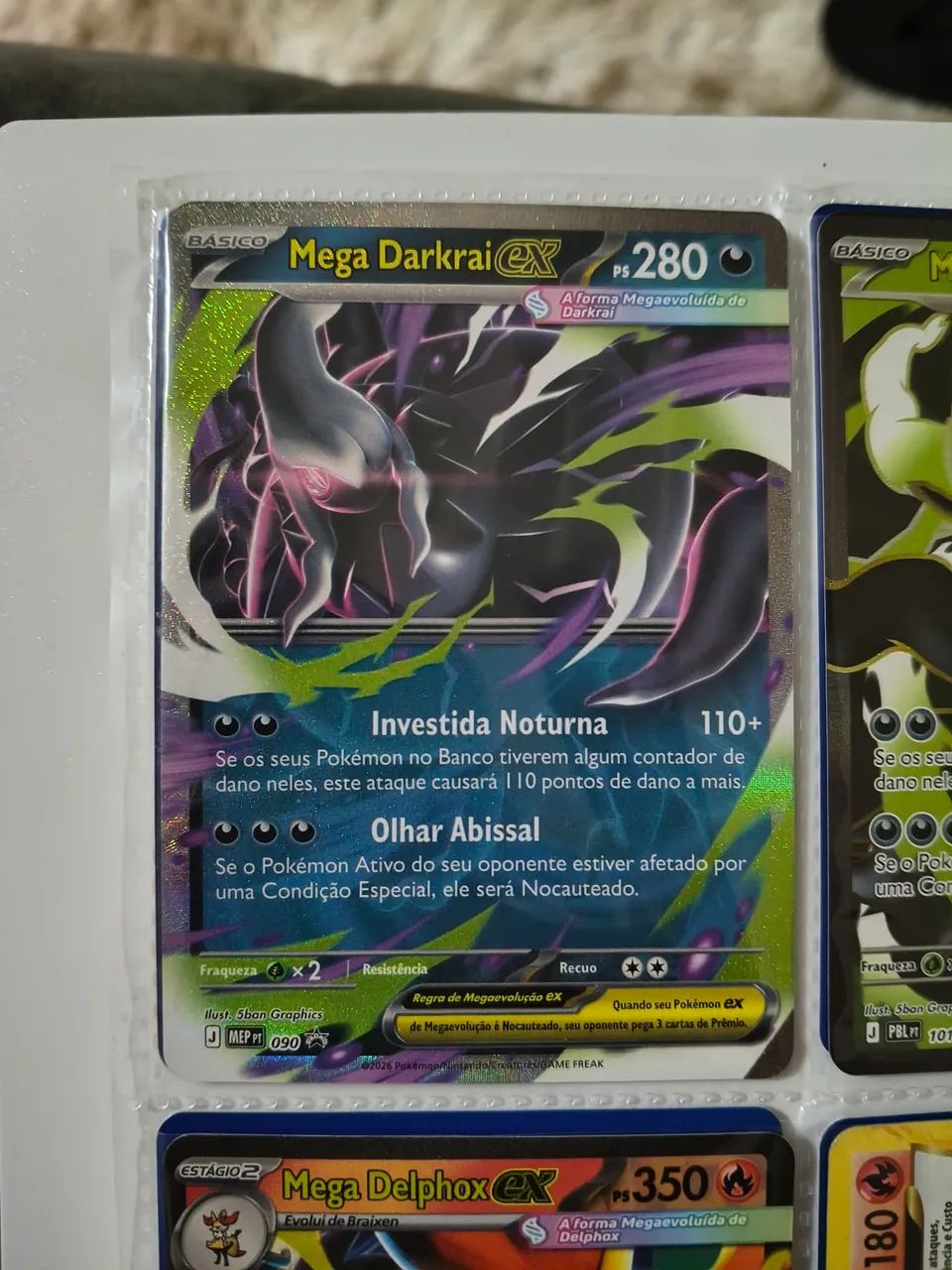 Combo cartas pokemon mega darkrai ex - Foto 2