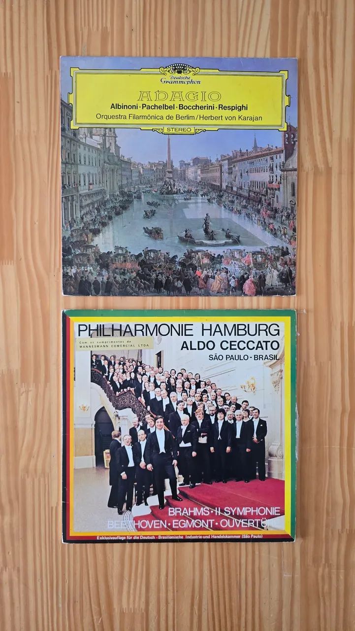 2 Discos de Vinil LP - Orquestra Filarmônica