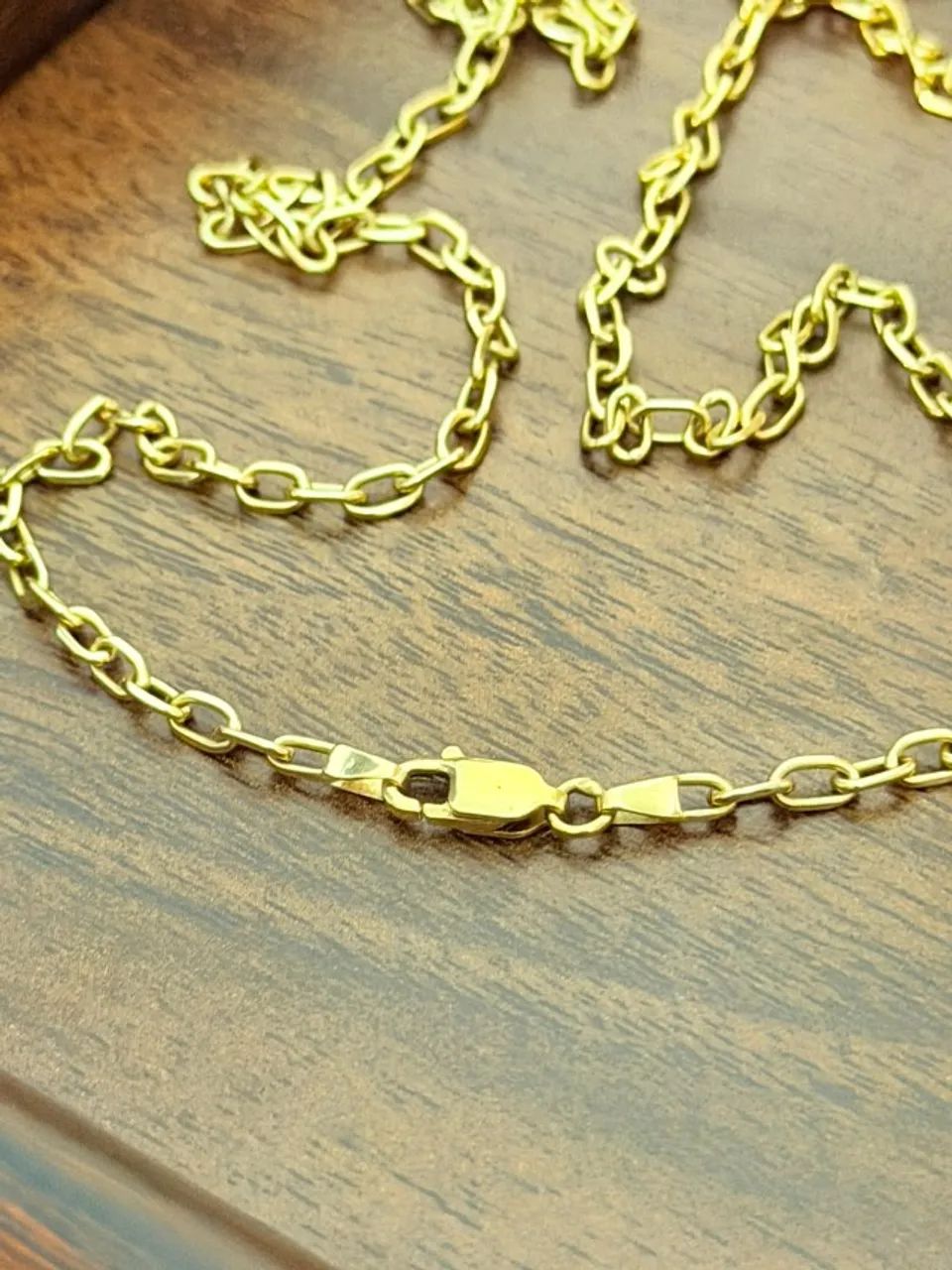 CORDÃO CADEADO OURO 18K