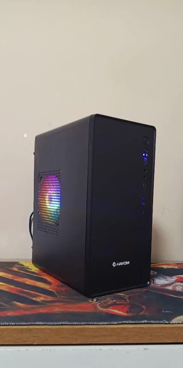COMPUTADOR COM PROC. QUAD CORE E COOLER RGB 