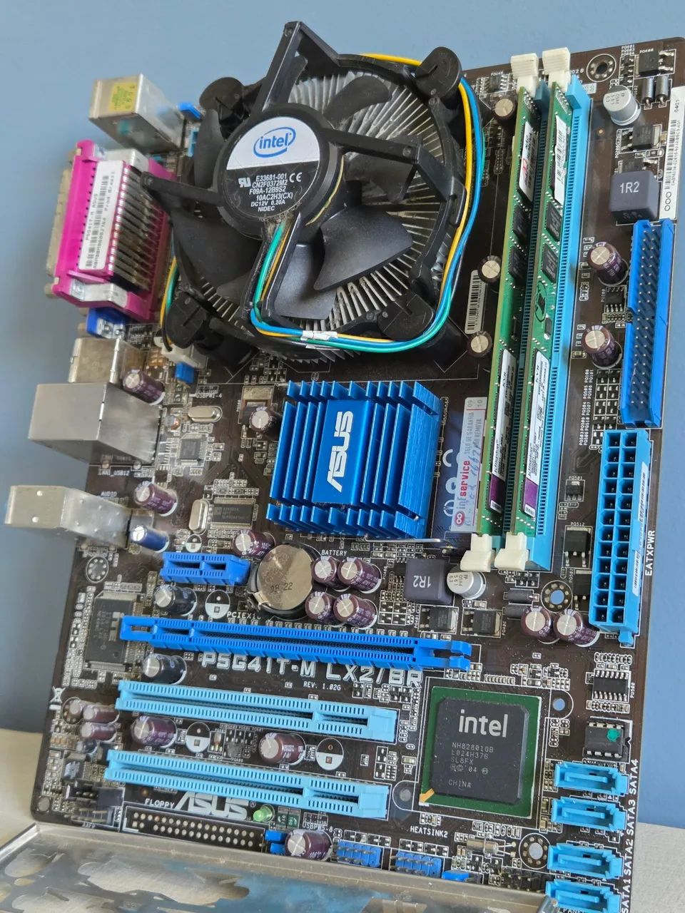 Kit Core 2 Duo, 4GB, P5G41T-M - Foto 2
