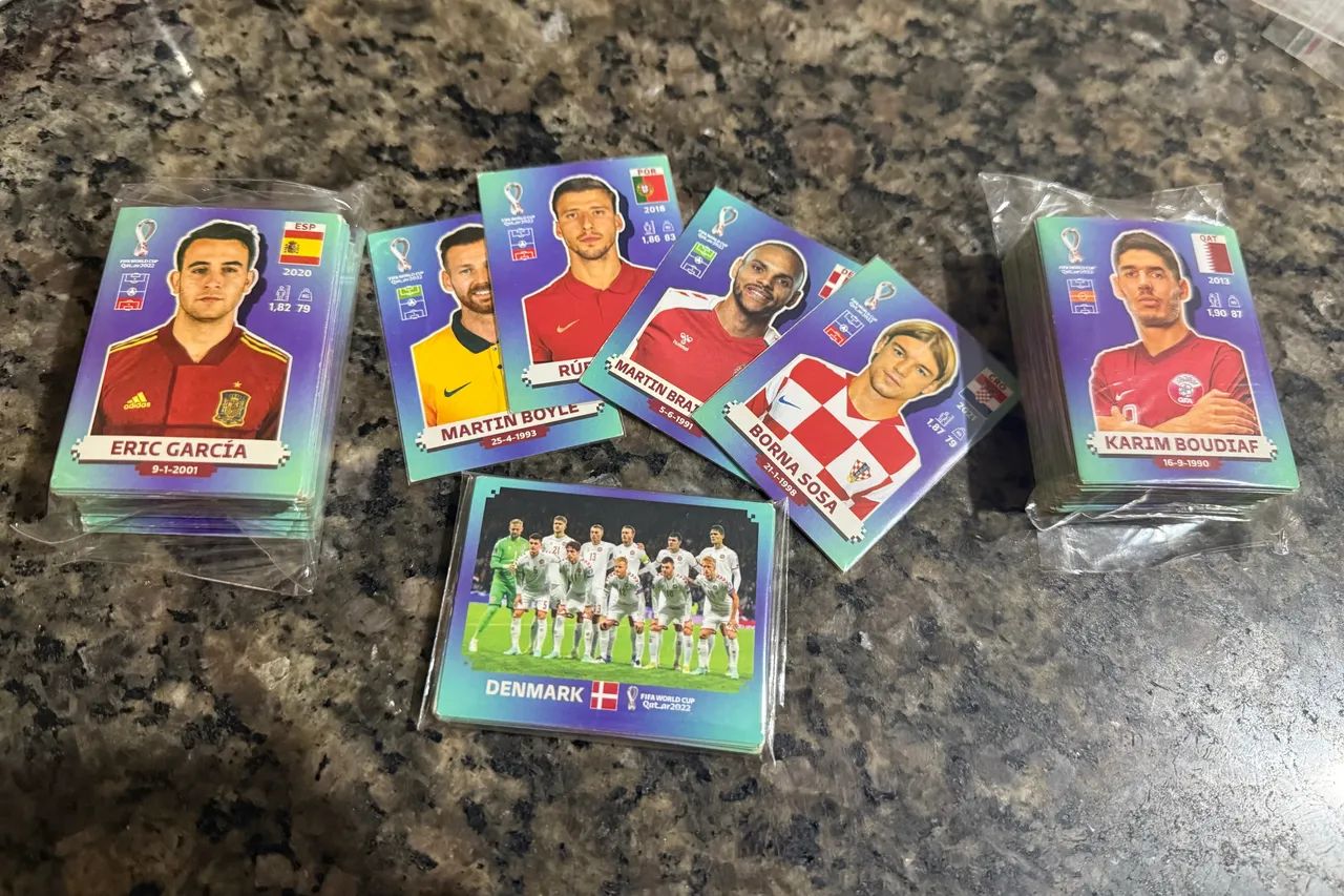 Figurinhas Copa 2022