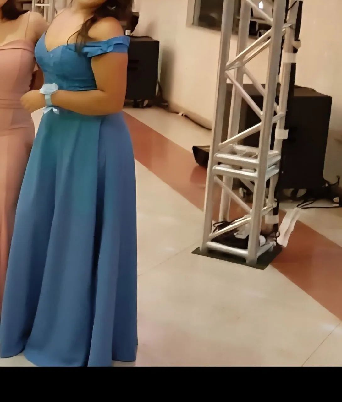 Vestido de festa azul