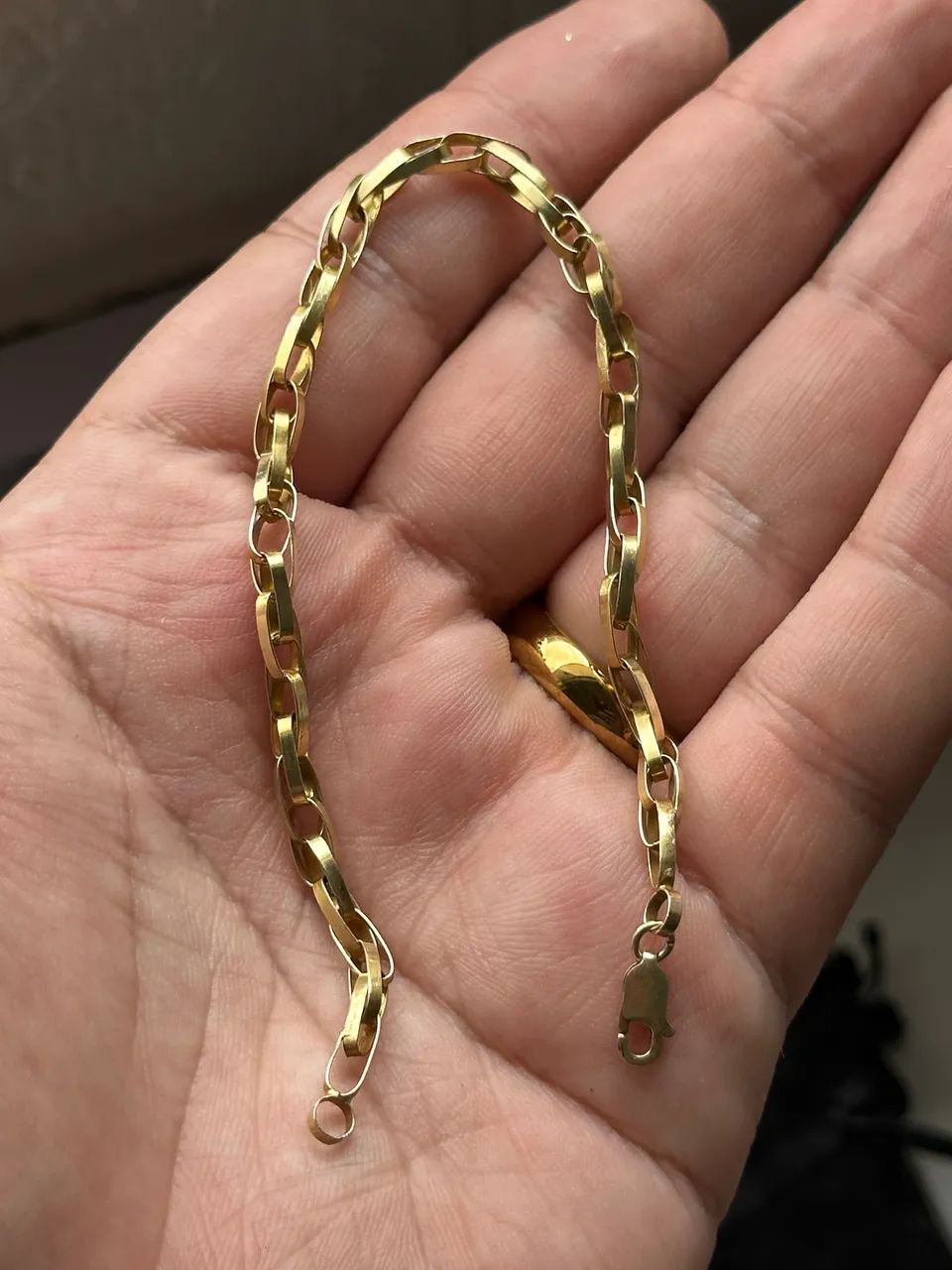 Pulseira de Prata Banhada a Ouro  - Foto 2
