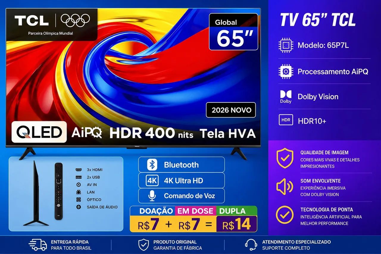 TV 65 polegadas 