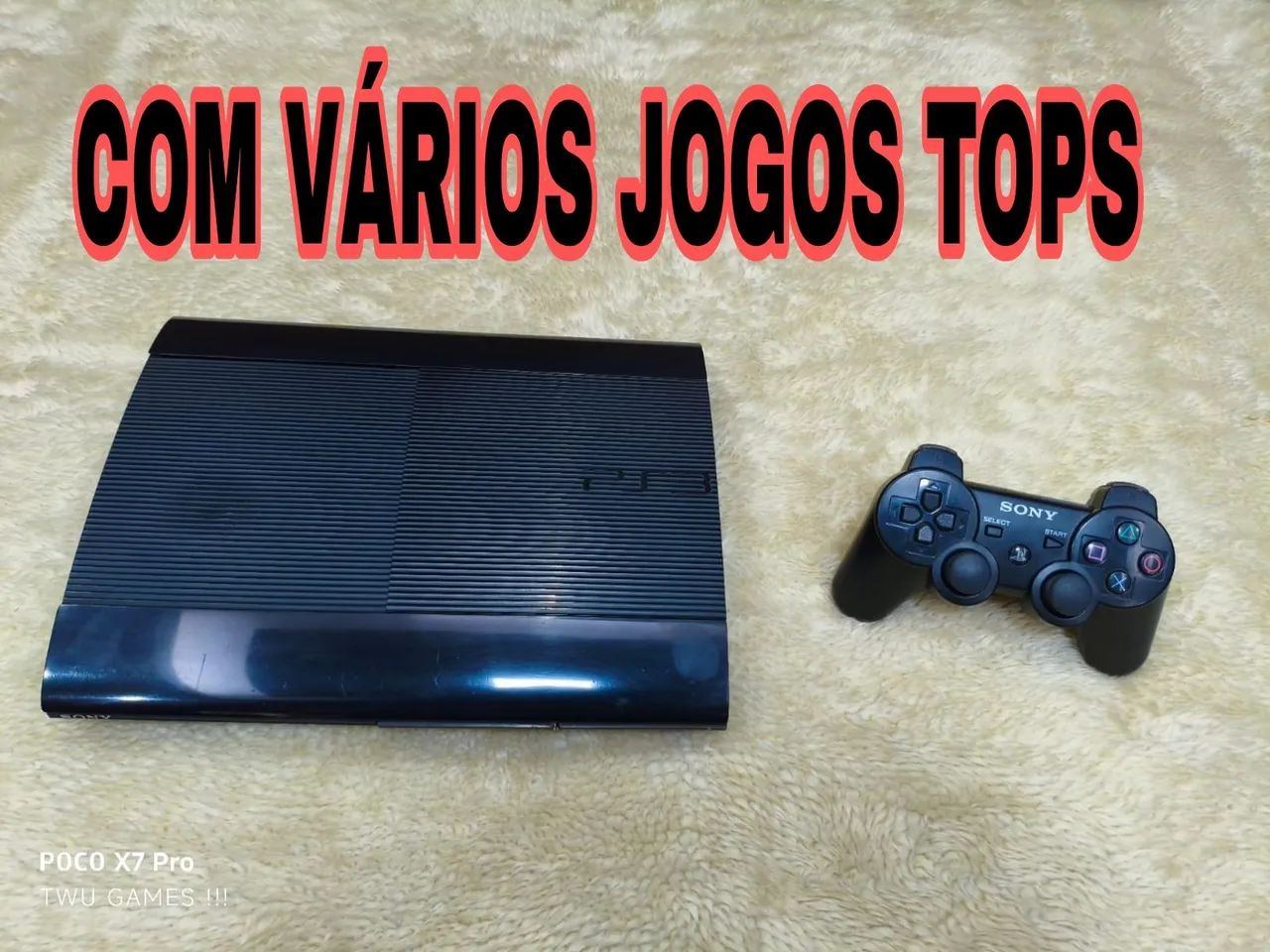 Ps3 + vários jogos tops 