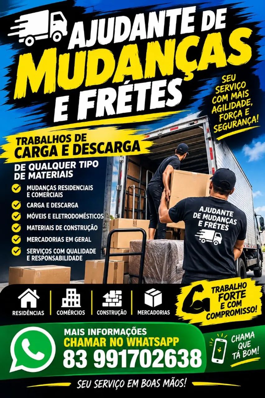AJUDANTE DE CARGA E DESCARGA 