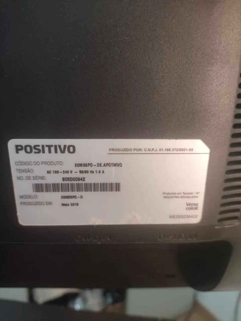 Monitor Positivo 20" 20M36PD-D VGA/DVI - Foto 4
