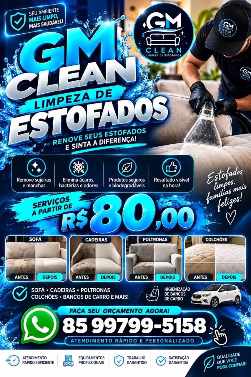 Higienização de estofados 