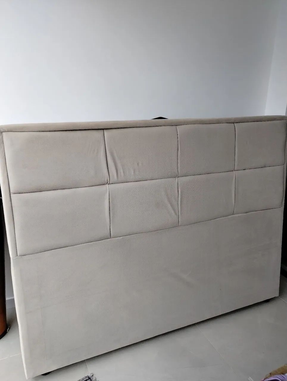 Cabeceira de cama box casal. Semi nova . - Foto 4