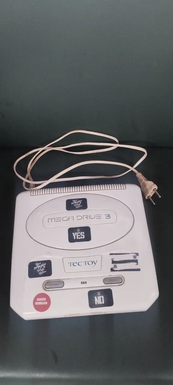 Videogame MegaDrive 3 Branco