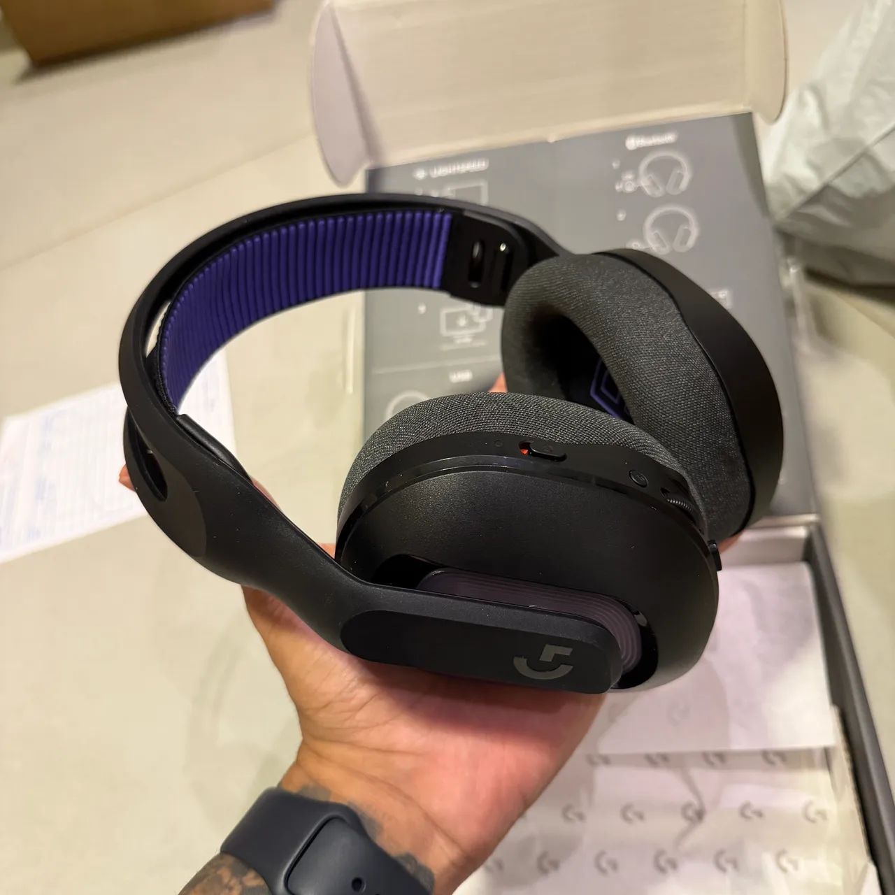 Headset Logitech G522 sem uso - Foto 4