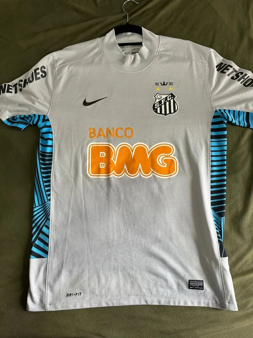 Camisa Santos 2012 - Goleiro Cinza - Foto 5