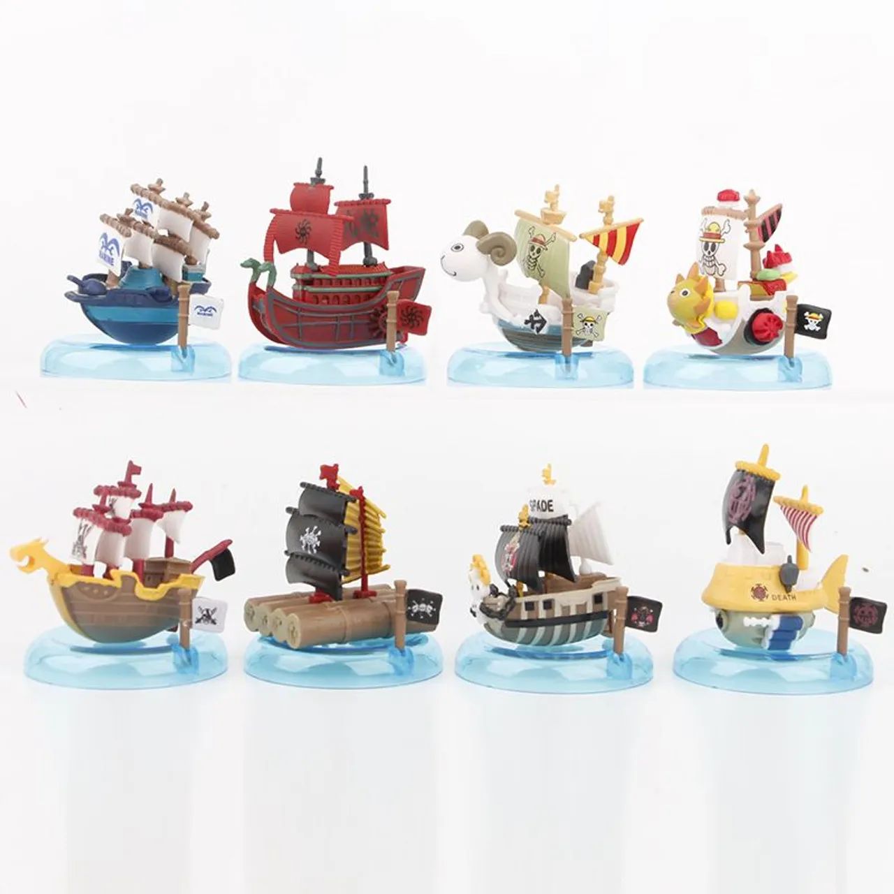 Barco Barcos Navios Jangada dos Piratas One Piece Miniatura 7,5cm - Foto 5