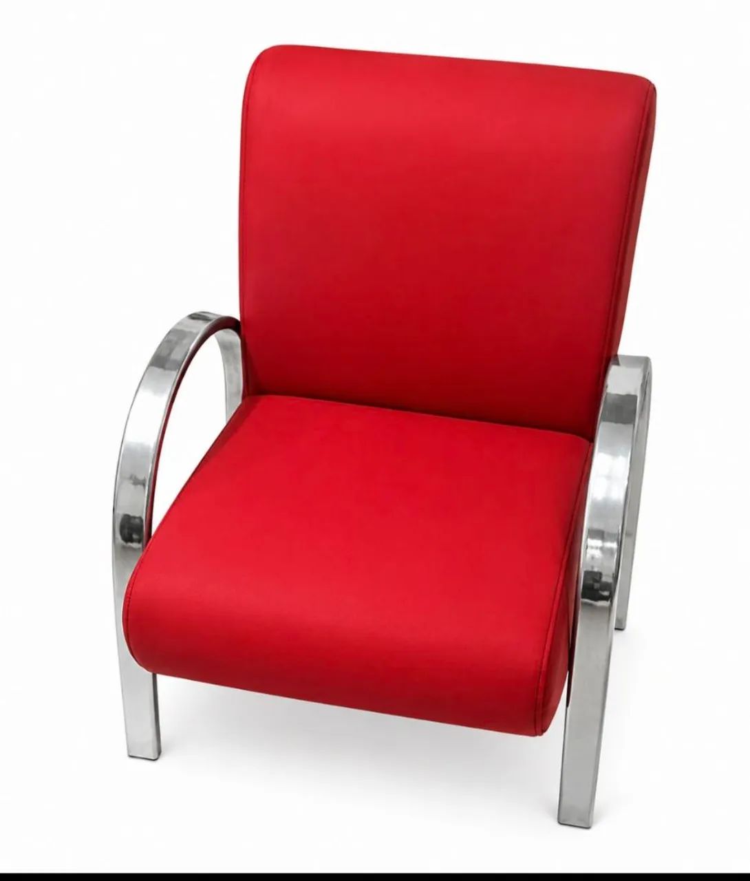 Poltronas nova em tecido corino 