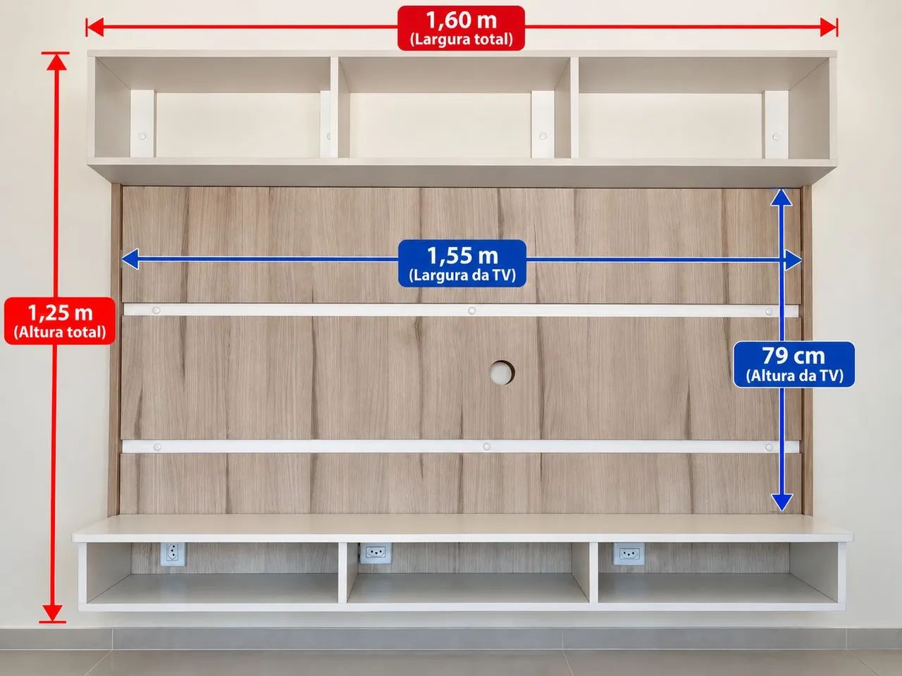 Painel para TV até 70 polegadas 