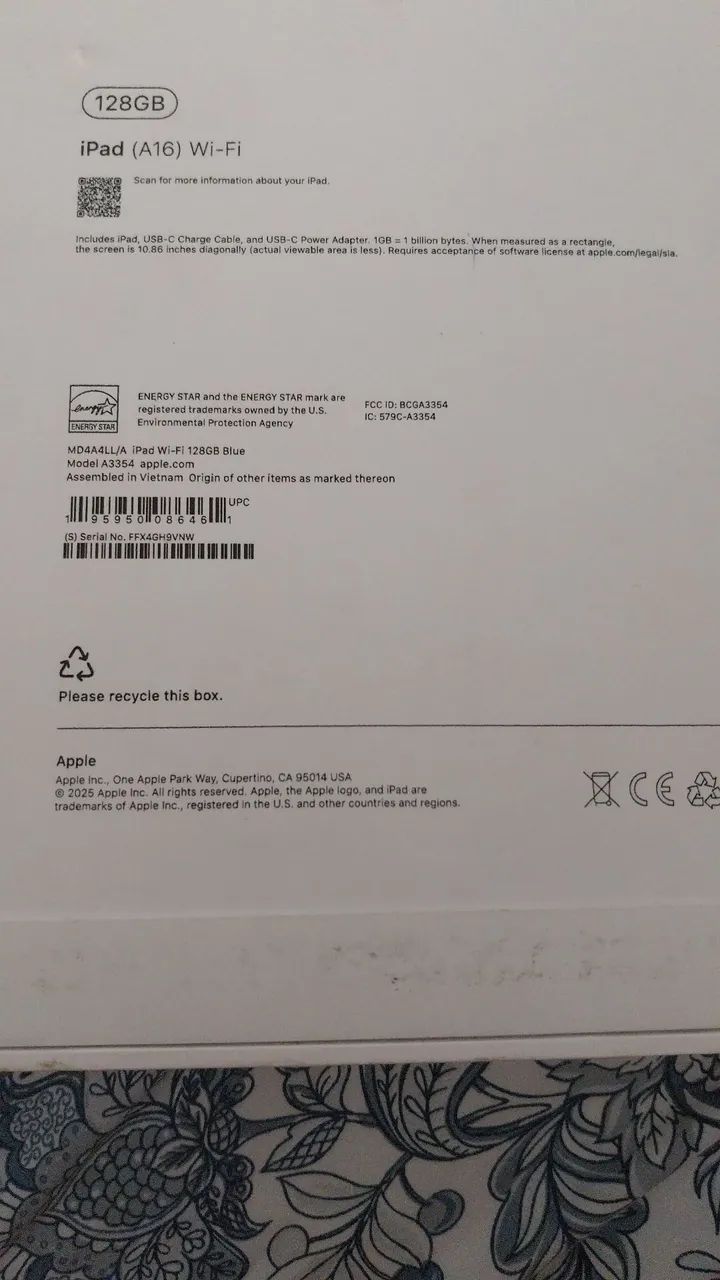 Ipad A16 Novo caixa lacrada - Foto 3