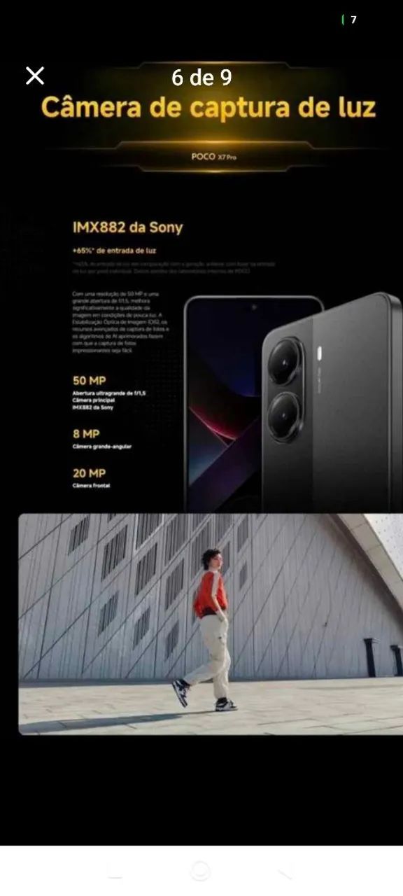Celular poco X7 pro 
