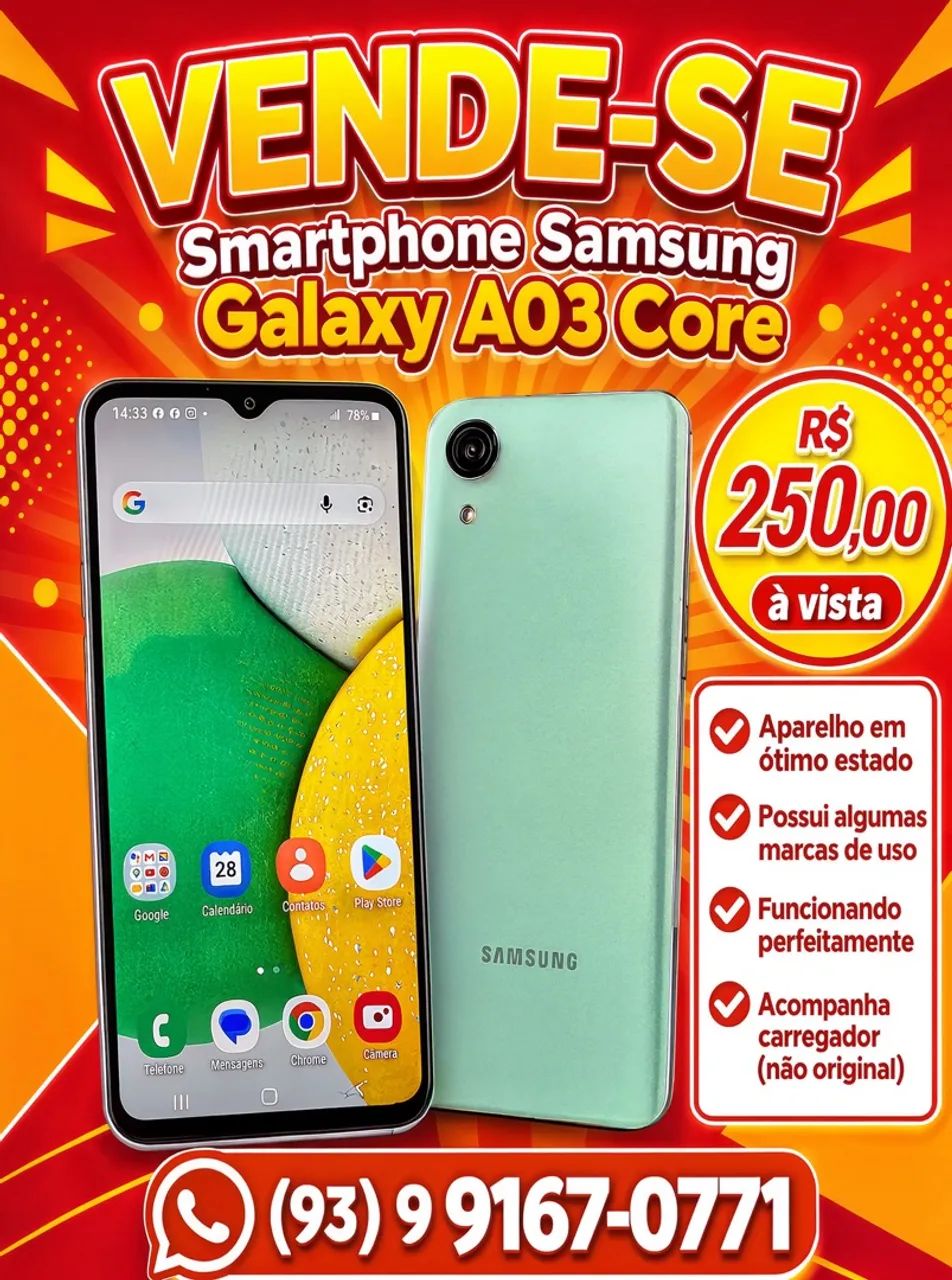 Vendo Celular A03 Core