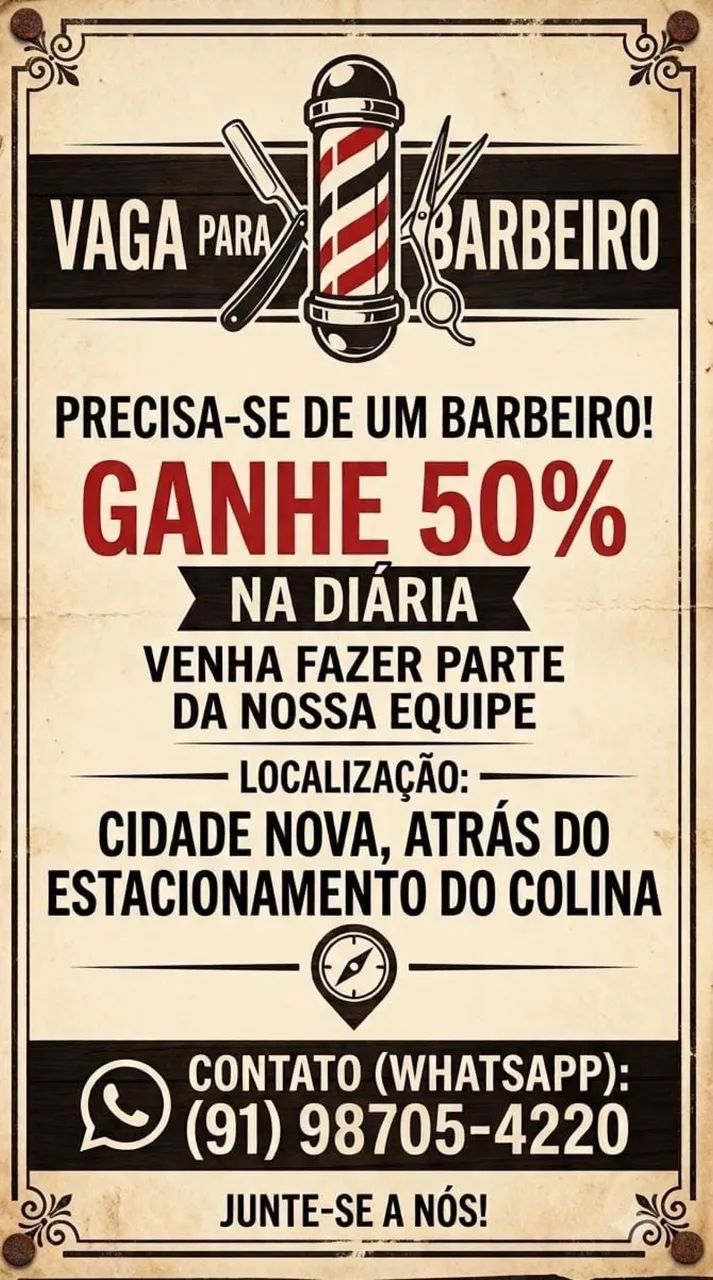 Precisa-se de barbeiro